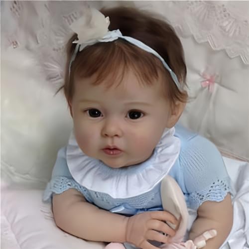 ZIYIUI 19 Zoll Reborn Babys Puppen Realistische Babypuppe Lebensecht Mädchen Silikon Puppe 49 cm Kinder Spielzeug ZIYIUI 19 Zoll Reborn Babys Puppen Realistische Babypuppe Lebensecht Mädchen Silikon Puppe 49 cm Kinder Spielzeug von ZIYIUI