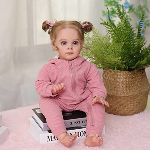 ZIYIUI Realistische Reborn Puppe Baby Mädchen Lebensechte 24 Zoll 60 cm Neugeborene Babypuppen Handgemachtes Weiches Silikon Vinyl Schöne Reborn Baby Kleinkind Spielzeug Geburtstagsgeschenke ZIYIUI Realistische Reborn Puppe Baby Mädchen Lebensechte 24 Zoll 60 cm Neugeborene Babypuppen Handgemachtes Weiches Silikon Vinyl Schöne Reborn Baby Kleinkind Spielzeug Geburtstagsgeschenke von ZIYIUI