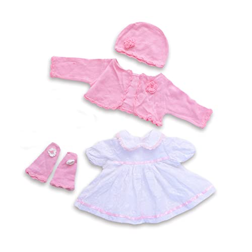 ZIYIUI Reborn, Puppenkleidung, Zartrosa Kleidung, süßes Kleidungsset für Ihre Puppe 20-22 Zoll 50-55 cm Baby Girl Baby Boy von ZIYIUI