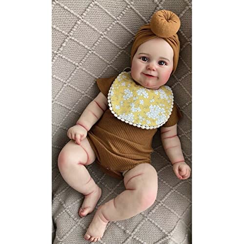ZIYIUI Reborn Babys Mädchen Lebensechte Babypuppen Reborn Puppe Wiedergeboren Babypuppe Toddler 60cm Wie Echtes Baby Silikon Baby Neugeborene ZIYIUI Reborn Babys Mädchen Lebensechte Babypuppen Reborn Puppe Wiedergeboren Babypuppe Toddler 60cm Wie Echtes Baby Silikon Baby Neugeborene von ZIYIUI