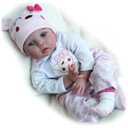 ZIYIUI Reborn Puppen 22 Zoll 55 cm Lebensecht Reborn Baby Mädchen Weiches Silikon Vinyl Reborn Babys Toddlers Neugeborenes Spielzeug Weihnachts Geschenk ZIYIUI Reborn Puppen 22 Zoll 55 cm Lebensecht Reborn Baby Mädchen Weiches Silikon Vinyl Reborn Babys Toddlers Neugeborenes Spielzeug Weihnachts Geschenk von ZIYIUI