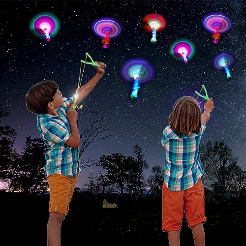 ZIYOUA Fliegendes Spielzeug Party Set, 12 PCS LED Licht Erstaunliches Hubschrauber- Schleuder Spielzeug, Kindergeburtstag Partygeschenke, Partyzubehör und Goodie Bag Stuffers ZIYOUA Fliegendes Spielzeug Party Set, 12 PCS LED Licht Erstaunliches Hubschrauber- Schleuder Spielzeug, Kindergeburtstag Partygeschenke, Partyzubehör und Goodie Bag Stuffers von ZIYOUA