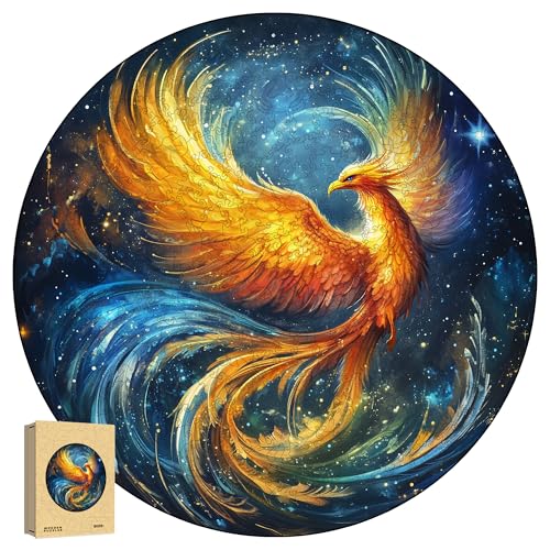 Holzpuzzle Erwachsene, Phoenix Einzigartige Holz Puzzle, Tierform Wooden Puzzle Mit Geschenkbox 98pcs-S-17.5 * 17.5 cm Holzpuzzle Erwachsene, Phoenix Einzigartige Holz Puzzle, Tierform Wooden Puzzle Mit Geschenkbox 98pcs-S-17.5 * 17.5 cm von ZJFFDKC