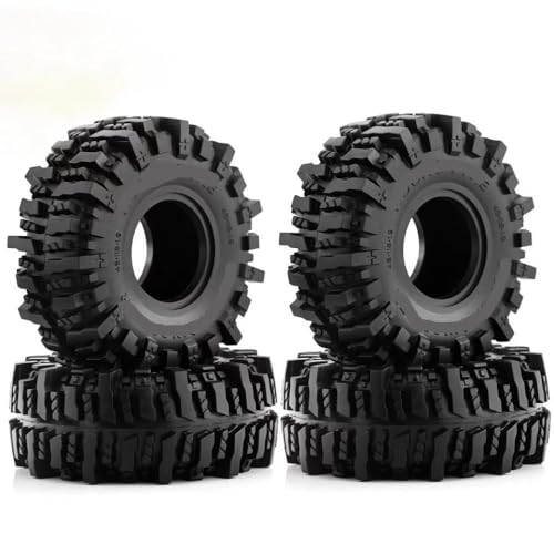 ZJNWTVUH 1,9 Crawler -Reifenschaumeinsätze Schwarz Gummi innere Kompatibel mit RC -Modelle, die mit II III Gen 8 Gen 7 (4 Stücke) kompatibel sind von ZJNWTVUH