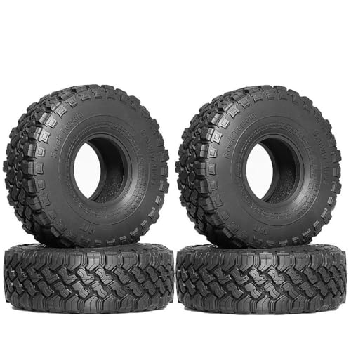 ZJNWTVUH 1,9 RC -Crawler -Reifen Set von 4 universellen 1,9 Reifen, die mit verschiedenen 1/10 RC -Crawler kompatibel sind(4pcs B) von ZJNWTVUH