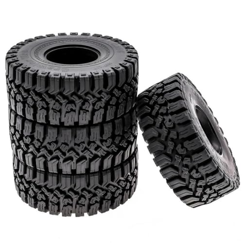 ZJNWTVUH 1,9 Weichgummi -Crawler -Reifen Schlammschlinger kompatibel mit 1/10 RC Rock Crawler -Fahrzeugen von 1/10 und mehr von ZJNWTVUH
