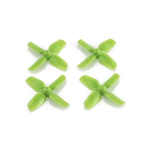 ZJNWTVUH 12 Paare 4 Prop 1,2X1,3X4 31mm Propeller 1mm Welle Löcher Kompatibel mit RC DIY FPV Racing Drohnen(1.2X1.3X4 G) von ZJNWTVUH