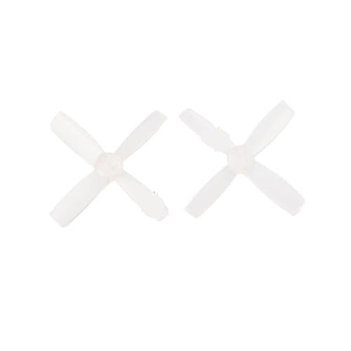 ZJNWTVUH 2 Paare 4 Zoll 2435 Propeller CW CCW Kompatibel mit 1104 1105 bürstenlose Motoren, die mit 11xx FPV Quadcopter kompatibel sind(Clear) von ZJNWTVUH
