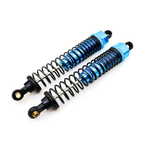 ZJNWTVUH 2pcs 108 mm einstellbare Aluminiumöl -Stoßdämpfer Die mit 1:10 Off -Straße RC -LKWs Kompatibel mit und Ersatzteile kompatibel(2pc Blue) von ZJNWTVUH