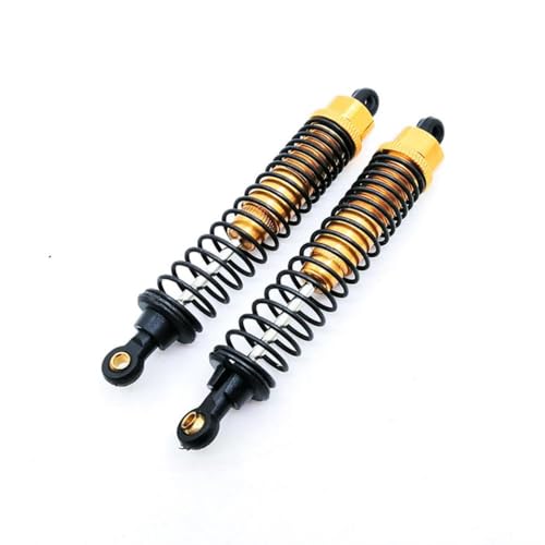 ZJNWTVUH 2pcs 108 mm einstellbare Aluminiumöl -Stoßdämpfer Die mit 1:10 Off -Straße RC -LKWs Kompatibel mit und Ersatzteile kompatibel(2pc Yellow) von ZJNWTVUH