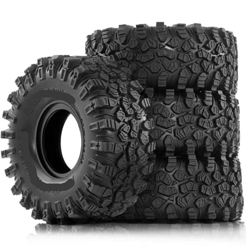 ZJNWTVUH 2pcs 2,2 -Zoll -Mudgautschukreifen 136 mm Crawlerreifen kompatibel mit 1/10 RC -Autos Teile(4pcs) von ZJNWTVUH