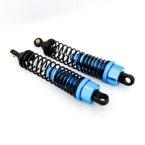 ZJNWTVUH 2pcs 95mm Metallschockdaufnälter kompatibel mit 1/10 RC Offroad Buggy und Short Models S345 06002 06062 106004 166004 94106 94107 94166 94155(2pc Blue) von ZJNWTVUH