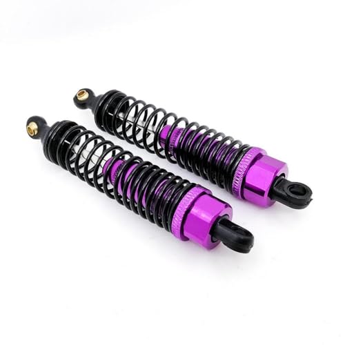 ZJNWTVUH 2pcs 95mm Metallschockdaufnälter kompatibel mit 1/10 RC Offroad Buggy und Short Models S345 06002 06062 106004 166004 94106 94107 94166 94155(2pc Purple) von ZJNWTVUH
