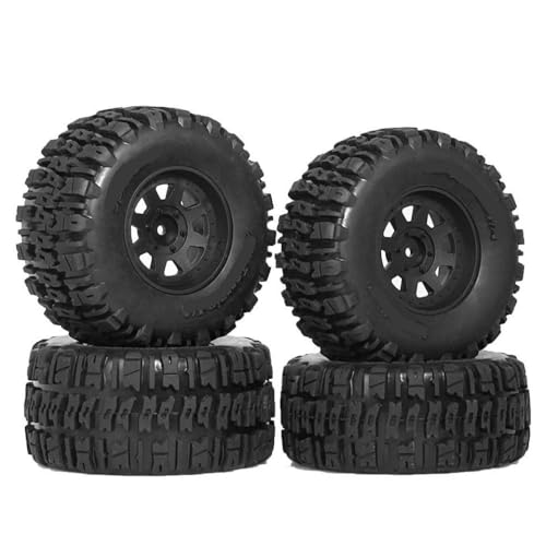 ZJNWTVUH 4PCS Off Road Tire Wheel Set 12mm Sechskantkompatibel mit 1/10 RC -Modellen, einschließlich DHK8135 Huanqi 727 von ZJNWTVUH