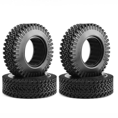 ZJNWTVUH 4pcs 1/10 RC Rock Crawler Beadlock Wheel Rims 1,9 -Zoll -Aluminium Kompatibel mit RC -Fahrzeuge, die mit verschiedenen Modellen kompatibel sind(4Pcs A-002) von ZJNWTVUH