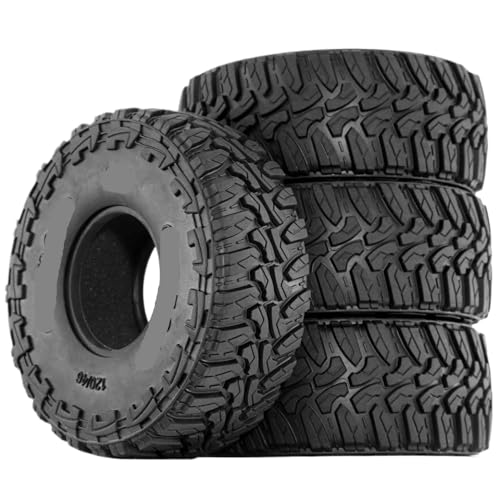 ZJNWTVUH 4pcs 1,9 -Zoll -Perldlock -Rad -Radreifen Gummifegen Kompatibel mit 1/10 -Skala -RC -Crawler, die mit verschiedenen Modellen kompatibel sind von ZJNWTVUH
