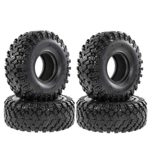 ZJNWTVUH 4pcs 1,9 -Zoll -Perldock -Radreifen Gummistreifen Kompatibel mit 1/10 -Skala -RC -Crawler, die mit verschiedenen Modellen kompatibel sind von ZJNWTVUH