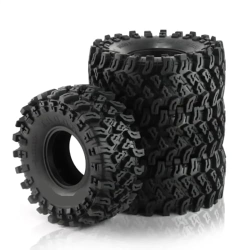 ZJNWTVUH 4pcs 135 mm 2,2 Zoll Gummi -Radreifen Kompatibel mit 1/10 RC Crawler kompatibel mit Pro Wraith RR10 TRX YK4082 von ZJNWTVUH