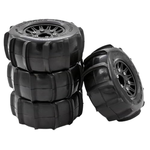 ZJNWTVUH 4pcs 2,2 Zoll 3,0 Zoll Schlinge Schuss Sand- und Schneeradreifen Kompatibel mit kompatible 1/10 RC -Auto -Kurzzeitfahrzeuge von ZJNWTVUH