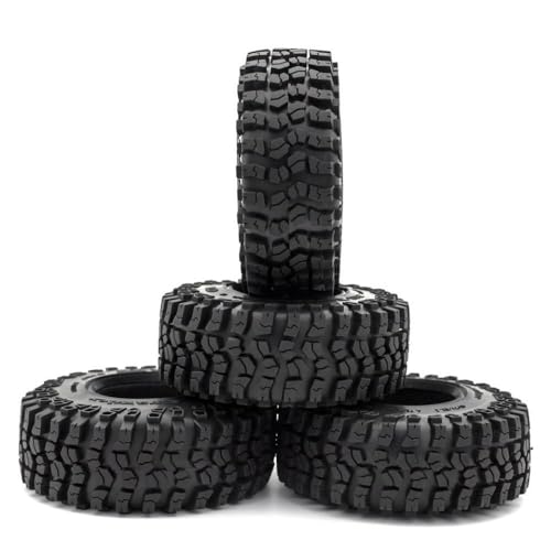 ZJNWTVUH 4pcs 2,2 -Zoll -Gummireifen Kompatibel mit 1/10 RC Crawler Car kompatibel mit II RBX10 G8 von ZJNWTVUH