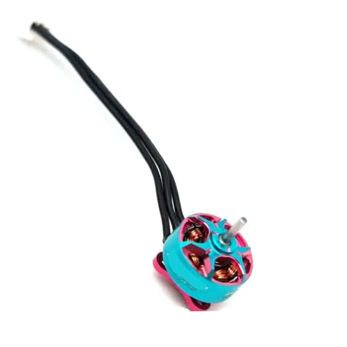 ZJNWTVUH 4pcs bürstenlose RC -Motoren 0702 27000kV 29000 kV mit Doppelkugellagern, die mit 1,2 -Zoll -35 -mm -Stütze Kompatibel mit FPV -Rennsport -Drohne kompatibel sind(Green pink-27000KV) von ZJNWTVUH
