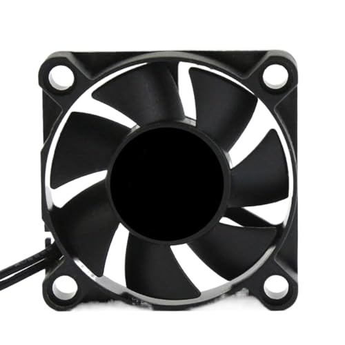 ZJNWTVUH 5-12V DC RC-Kühllüfter 25/30/40/50 mm 16380 U/min Luftstrom Kühlkörper kompatibel mit 30/60/120/150A ESC und 36/42-mm-Motoren(50x50) von ZJNWTVUH