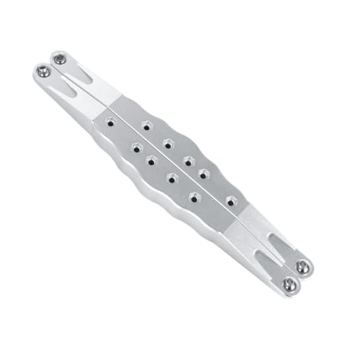 ZJNWTVUH CNC Aluminium hinter dem unteren Kiel-Set Kompatibel mit 1/6-Skala-RC-Autos, die mit Offroad-Modellen kompatibel sind(2pcs White) von ZJNWTVUH