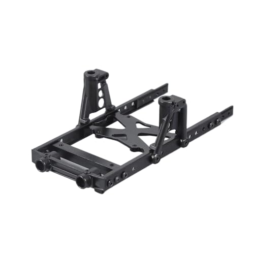 ZJNWTVUH Erweiterte Schienen, Metall-Chassis-Rahmen-Kit mit Stoßdämpfern, kompatibel mit 4x4 RC Crawler 6x6 1/10 modifizierten Teilen ZJNWTVUH Erweiterte Schienen, Metall-Chassis-Rahmen-Kit mit Stoßdämpfern, kompatibel mit 4x4 RC Crawler 6x6 1/10 modifizierten Teilen von ZJNWTVUH