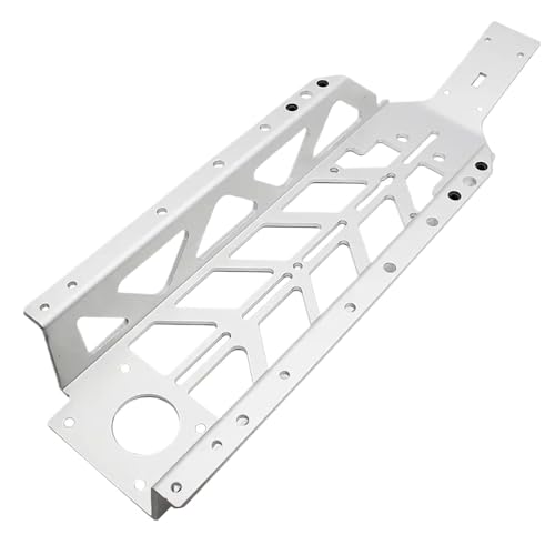 ZJNWTVUH Kraftstofftankmotor -Upgrade -Chassis -Rahmen Kompatibel mit 1/5 -Skala -Gas -RC -Autos, die mit verschiedenen Models Buggy -Teile kompatibel sind(Keel Style Silver) von ZJNWTVUH