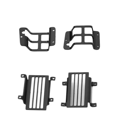 ZJNWTVUH Metall Light Mesh Fernkletterautos Schutzabdeckung Kompatibel mit TRX6 -kompatible Lampenschirm -Eckleuchten und Rücklichter(Front and Rear) von ZJNWTVUH