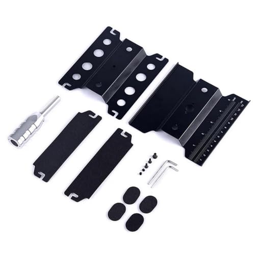 ZJNWTVUH Metall Work Ständer Montageplattform mit Tablett Kompatibel mit 1/10 1/8 1/12 RC -Autos, die mit Crawler -Modellen und -Tools kompatibel sind(Black) von ZJNWTVUH