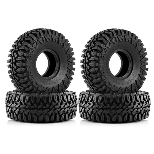 ZJNWTVUH RS RC 1,9 Zoll Beadlock Buggy Bully Comp Wheel Rand Reifen kompatibel mit RC -Crawler -Fahrzeugen wie Wraith 90018 RR10 Bomber RBX10 Ryft(4pcs) von ZJNWTVUH