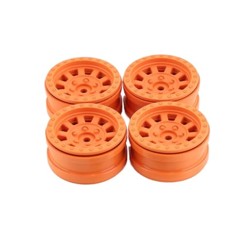 ZJNWTVUH RS RC 1,9 Zoll Beadlock Buggy Bully Comp Wheel Rand Reifen kompatibel mit RC -Crawler -Fahrzeugen wie Wraith 90018 RR10 Bomber RBX10 Ryft(4pcs Yellow) von ZJNWTVUH