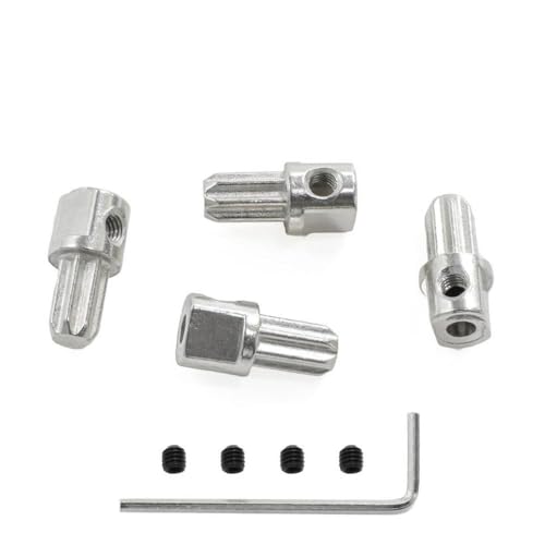 ZJNWTVUH Rot Metall Hinterachseköpfe kompatibel mit 4WD 4WD XO-1 Modell #6888 von ZJNWTVUH