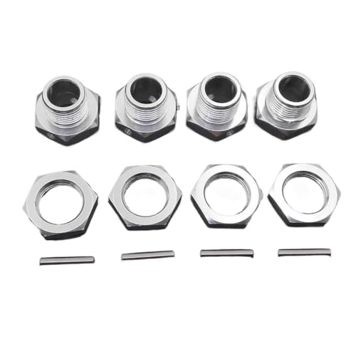 ZJNWTVUH Sechskantmutter 17mm Adapterrad -Hub kompatibel mit verschiedenen 1/8 RC -Autos(White) von ZJNWTVUH