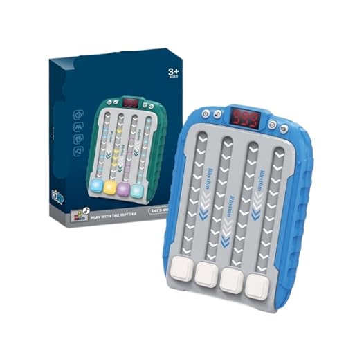 ZJPOJPH Elektronisches Musik-Rhythmus-Puzzle-Spielgerät, Taschen-Reisespielzeug, Leuchtendes Pädagogisches Sensorisches Quick-Push-Tischspiel ZJPOJPH Elektronisches Musik-Rhythmus-Puzzle-Spielgerät, Taschen-Reisespielzeug, Leuchtendes Pädagogisches Sensorisches Quick-Push-Tischspiel von ZJPOJPH
