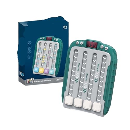 ZJPOJPH Elektronisches Musik-Rhythmus-Puzzle-Spielgerät, Taschen-Reisespielzeug, Leuchtendes Pädagogisches Sensorisches Quick-Push-Tischspiel ZJPOJPH Elektronisches Musik-Rhythmus-Puzzle-Spielgerät, Taschen-Reisespielzeug, Leuchtendes Pädagogisches Sensorisches Quick-Push-Tischspiel von ZJPOJPH