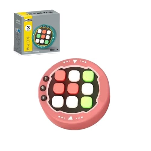 ZJPOJPH Elektronisches Musik-Rhythmus-Puzzle-Spielgerät, Taschen-Reisespielzeug, Leuchtendes Pädagogisches Sensorisches Quick-Push-Tischspiel von ZJPOJPH