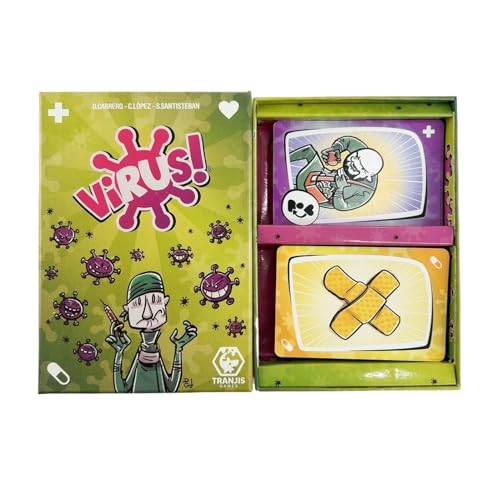 ZJPOJPH Virus Spielkarten Infektion Virus 1 2 3 Karten Richtige Version Partyspiel Geeignet for Familienspaß Brettspiel ZJPOJPH Virus Spielkarten Infektion Virus 1 2 3 Karten Richtige Version Partyspiel Geeignet for Familienspaß Brettspiel von ZJPOJPH