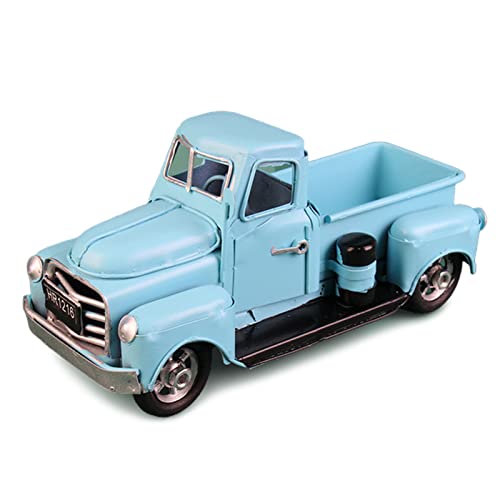 Diecast Trucks, Pickup -LKW - Carros de Colecion Vintage Car Decor mit Leichten Unvollkommenheiten, die zu Seiner Echtheit Beitragen, Einen Kleinen Weihnachtsbaum zu Zeigen oder von ZJchao
