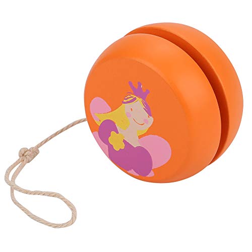 Holz-JoJo-Spielzeug, Niedlicher Cartoon-Muster-Design-JoJo-Ball, Farbenfrohes Lernspielzeug für , Tolles für , aus Hochwertigem Material mit Orangefarbenem Prinzessinnenmuster, Holz-JoJo-Spielzeug, Niedlicher Cartoon-Muster-Design-JoJo-Ball, Farbenfrohes Lernspielzeug für , Tolles für , aus Hochwertigem Material mit Orangefarbenem Prinzessinnenmuster, von ZJchao