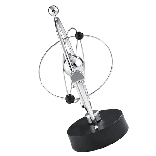 Newton Swing Ball Home Office Schreibtisch Tischdekoration, Faszinierendes Bewegungsspielzeug mit Riesenrad, Physik-Erklärungswerkzeug für (A603) von ZJchao