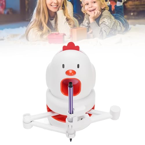 Roboter Zeichnen Roboter für Elektro -Kognition, Smart Drawing Roboter mit Sprachinteraktion, Montessori -Lernspielzeug mit 100 Wortkarten und 16 Farbstiften für von ZJchao