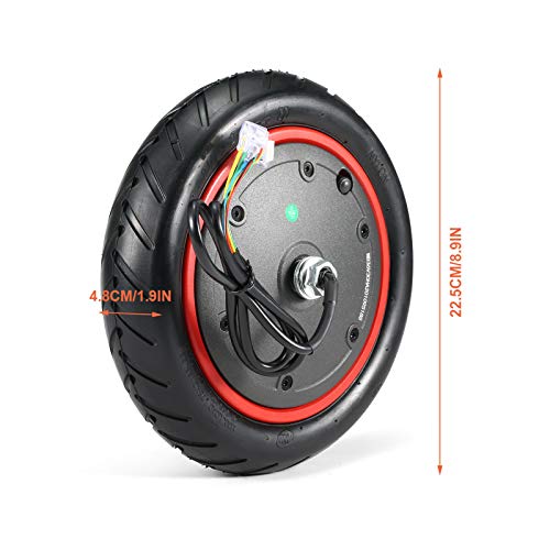 ZJchao 350-W-Motor für Elektroroller, Gummi-Aluminium-Legierung, Rutschfestes Design, für M365 Pro, Demontieren, Hervorragende Stoßdämpfung, Stabiler und ZJchao 350-W-Motor für Elektroroller, Gummi-Aluminium-Legierung, Rutschfestes Design, für M365 Pro, Demontieren, Hervorragende Stoßdämpfung, Stabiler und von ZJchao