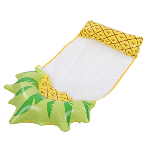 ZJchao Aufblasbare Wasser Hängematte Schwimmer Liege Ananas Muster Faltbarer Schwimmender Stuhl für Pool Beach mit Kühlem Mesh -Stoff Schnelle Inflation ZJchao Aufblasbare Wasser Hängematte Schwimmer Liege Ananas Muster Faltbarer Schwimmender Stuhl für Pool Beach mit Kühlem Mesh -Stoff Schnelle Inflation von ZJchao