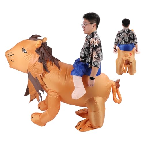 ZJchao Aufblasbares Löwenkostüm, Ganzkörper BLECKT -Löwenkostüme Outfit Aufblasbare Tierkostüm für Dress -up -Partys Festivals ZJchao Aufblasbares Löwenkostüm, Ganzkörper BLECKT -Löwenkostüme Outfit Aufblasbare Tierkostüm für Dress -up -Partys Festivals von ZJchao