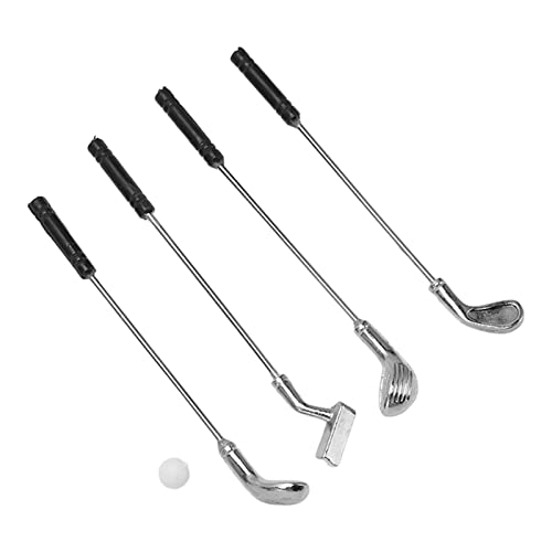 ZJchao Baby Golf Clubs, Minigolfwagen 1:12 Plastiklegierung Exquisite Mini Golfing Clubs 5PCS Dollhouse Golfing Kleinkind Golf für 1:12 Dollhouse DIY ZJchao Baby Golf Clubs, Minigolfwagen 1:12 Plastiklegierung Exquisite Mini Golfing Clubs 5PCS Dollhouse Golfing Kleinkind Golf für 1:12 Dollhouse DIY von ZJchao