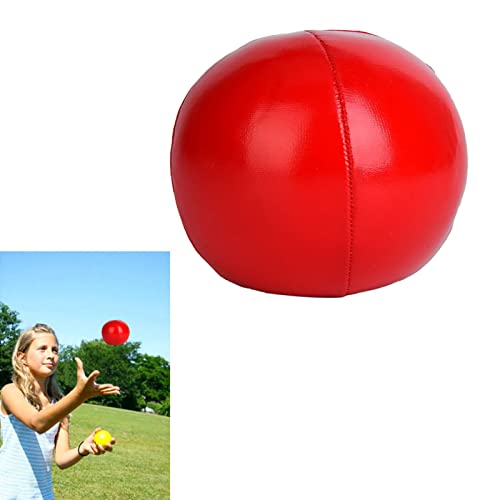 ZJchao Bälle Jonglieren, Bälle für Anfänger Leichte Gewicht Jonglieren 3pcs Jonglierkugeln Anfänger Schlagen Soft Easy Jongling Ball, Bestes für (Rot) von ZJchao
