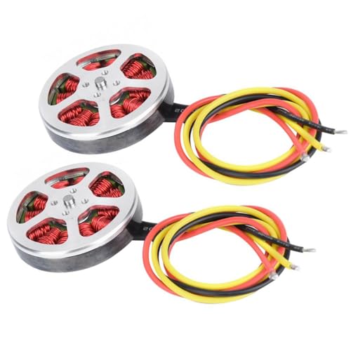 ZJchao Bürstenloser Motor, Hohe Drehmoment Bürstenlose Motoren Bldc Motor Bürstenloser Gleichstrommotor Multi -Copter -Teile Quadcopter Teile (360 kV 2pcs) von ZJchao