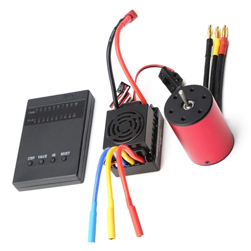 ZJchao Bürstenloser Motor, RC-Elektromotor-Programmierkarte, RC-Motor, Bldc-Motor, RC-Auto (3100KV) von ZJchao